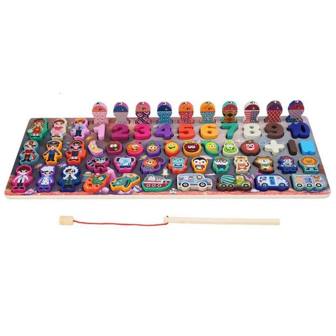 Jeu de puzzle en bois 8 en 1 - Amusant et éducatif à la fois !Jeu de puzzle en bois 8 en 1 - Amusant et éducatif à la fois !
