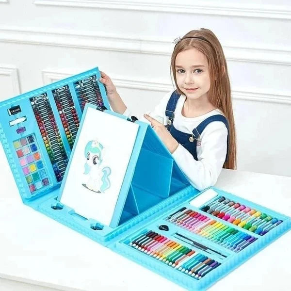 Super Mega Kit Artistique de Haute Qualité – Pack de 208 Pièces