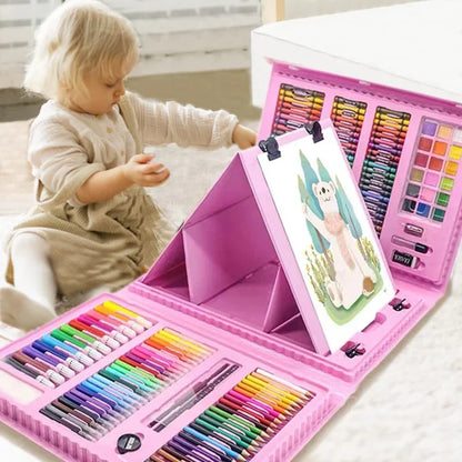 Super Mega Kit Artistique de Haute Qualité – Pack de 208 Pièces