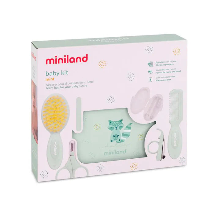 Trousse de toilette Baby kit mint – Miniland