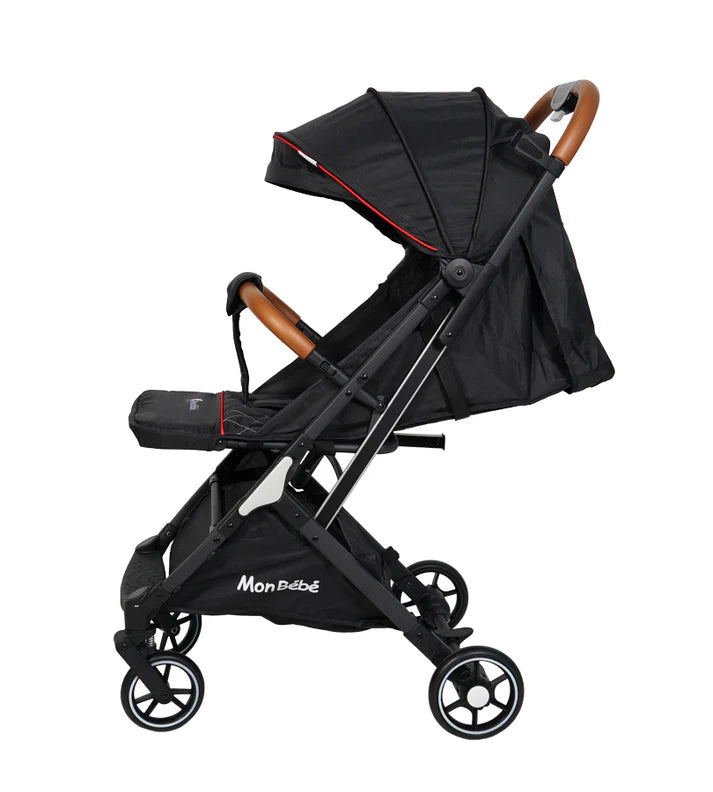 POUSSETTE VALISE AVEC MAXI COSI NOIR – MON BÉBÉ